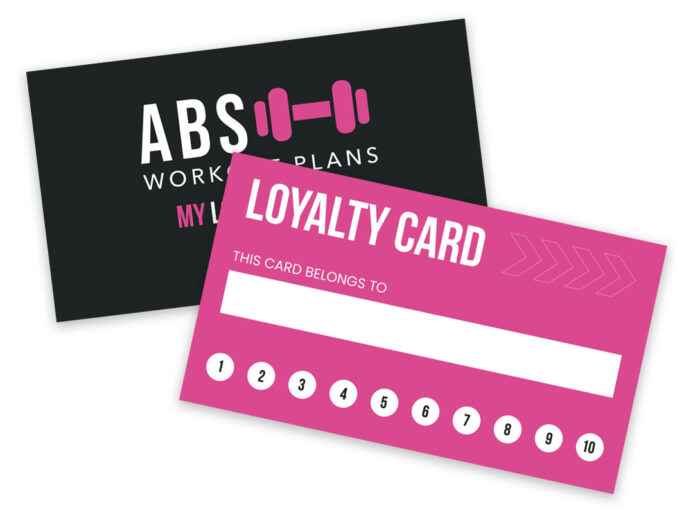 Abs Workout Plans Punch Card